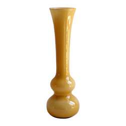 BUTTERSCOTCH CASED BUD VASE NO. 1 - Vases