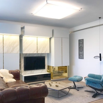 Salón con Mueble a medida