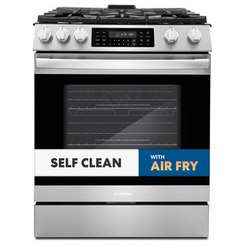 30 in. 6.1 cu. ft. Gas Range with 5 Sealed Gas Burners in Stainless Steel