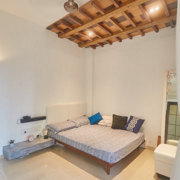 bedroom wooden ceiling
