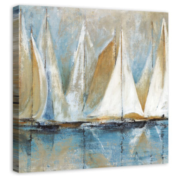 "Yacht Club" Canvas Wall Art, 36"x36"