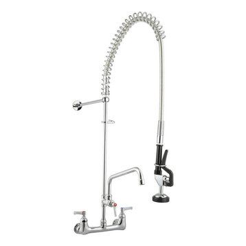 Aquaterior Commercial Pre-Rinse Faucet Swivel CUPC NSF ANSI 12" Add-On Faucet