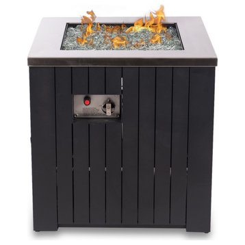 EvFires 24" Aluminum Propane Fire Pit Table, Fire Pit Only