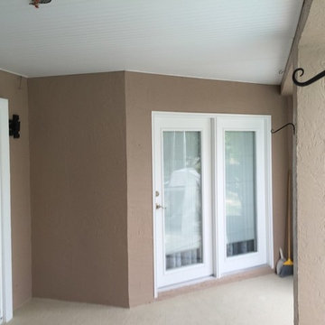 Lanai Ceiling and Soffit Replacement in Trinity Florida