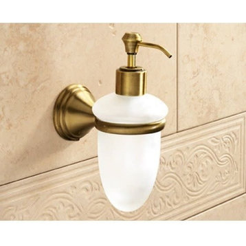 Nameeks 7581 Gedy Collection Wall Mounted Soap Dispenser - Bronze