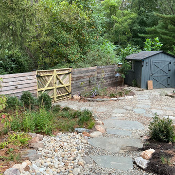 Conservation and rain gardens landscape