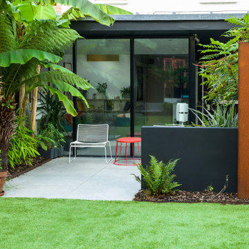 Modern Retro Style and planting