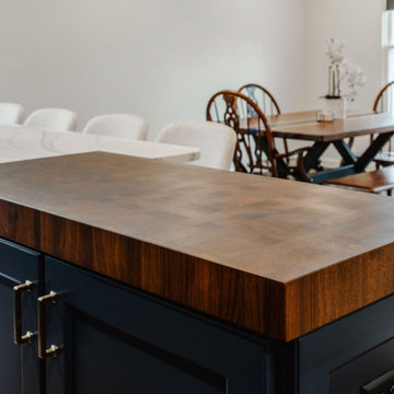 Bold and Blue Kitchen