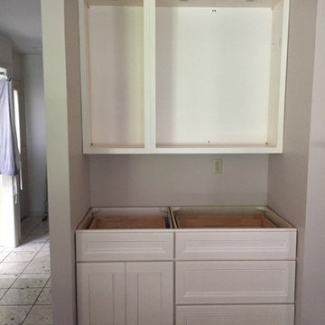 Madre Perola Quartzite Bar Top Before