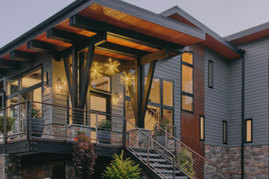 Minimalist exterior home photo in Other