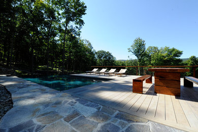 Trendy pool photo in New York