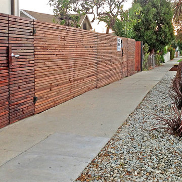 Custom Fence & Gate--Wood Slat