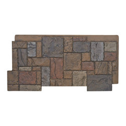 149-JAGGED CASTLE STONE WALL PANEL - Wall Panels