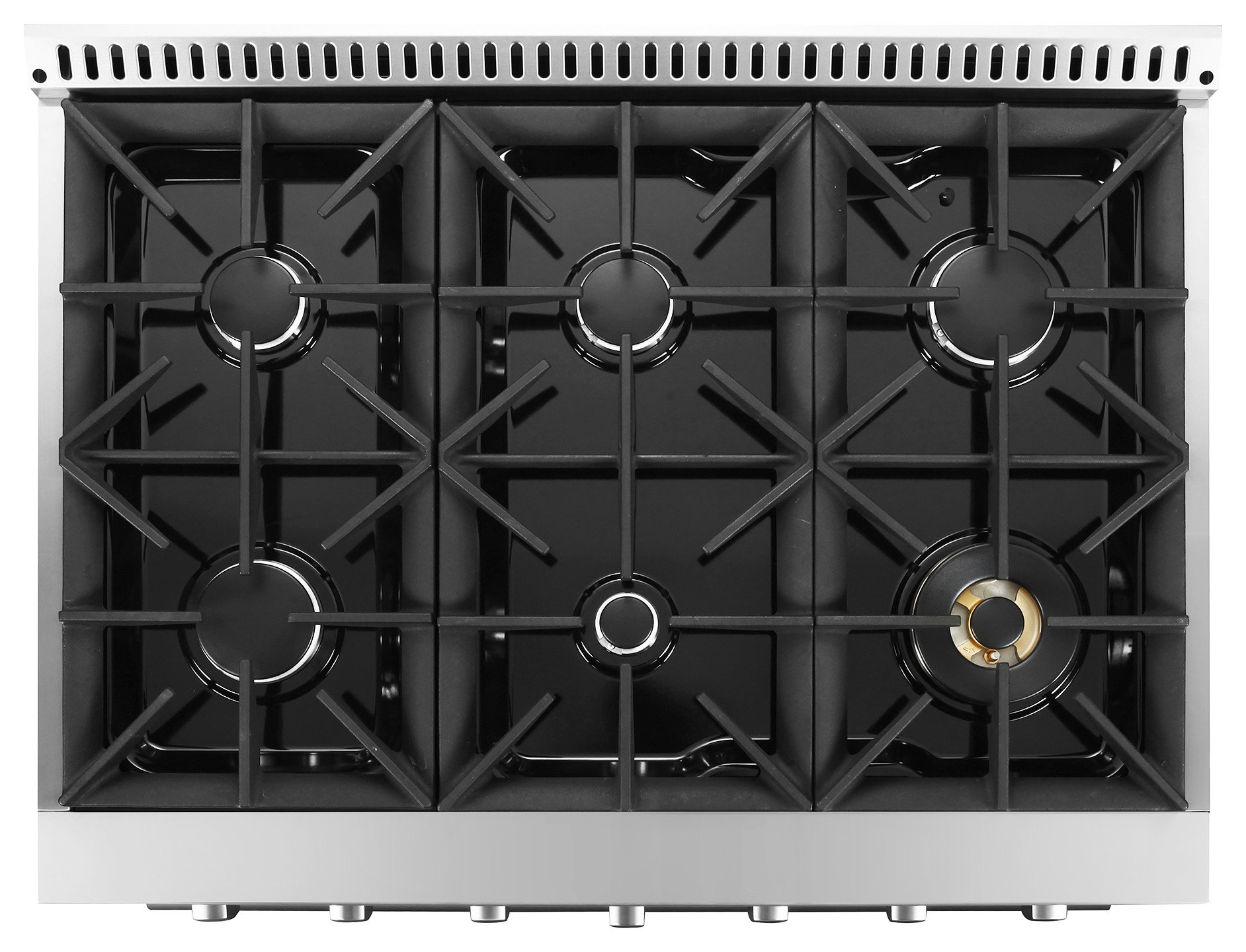 36" Vista Coll 4.5 cu. ft. Gas Range, 6 Burners, Convection Oven