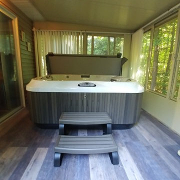 Hot Tub Decking Applications