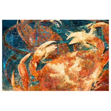 Lisa Sofia Robinson "Crab Feed" Painting Art Print, 24"x36"