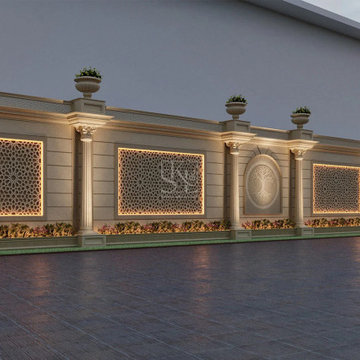 Premium Natural Stone Tree Relief Design for Modern Architecture