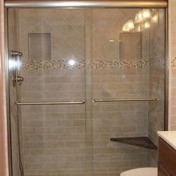 Semi-Frameless Showers - Shower Doors
