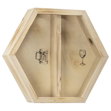 Wine Cork and Bottle Cap Collector, 14 x 12.25