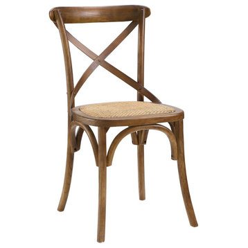 Gear Dining Side Chair, Walnut