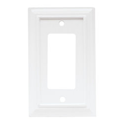 Liberty Hardware - Wood Architectural Single Decorator Wall Plate 126332 - Switch Plates And Outlet Covers