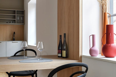Idée de décoration pour une salle à manger design.