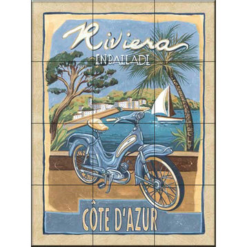 Tile Mural, Riviera by Charlene Audrey