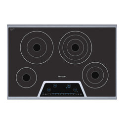Thermador Deluxe 30" Smoothtop Electric Cooktop, Stainless Steel | CET304FS - Cooktops