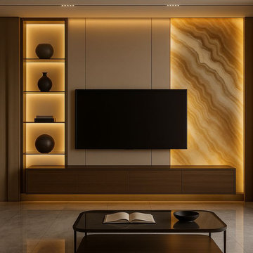 Interior and External Building