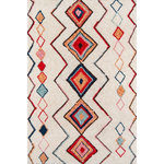 Momeni - Momeni Novogratz Bungalow Olivia Bun-6 Moroccan Rug, Multi, 5'0"x7'6" - Happiness shines through this collection of brightly colored, defined geometric designs juxtaposed against super soft, extra plush area rugs.