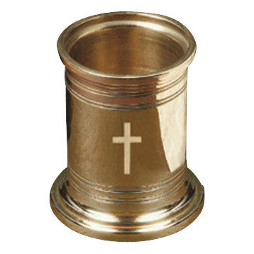 Cross Pencil Cup, Polished