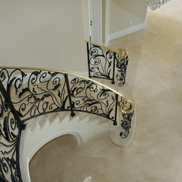 Curved Stair Project. Braddock Res. Melbourne Beach FL