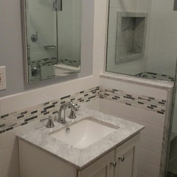 White Subway Tile Bathrooms