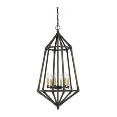 Dark Bronze Denmark 6 Light Chandelier