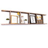 BarnwoodUSA Rustic Decorative Ladder Style Bookcase, Reclaimed Wood, Weathered G