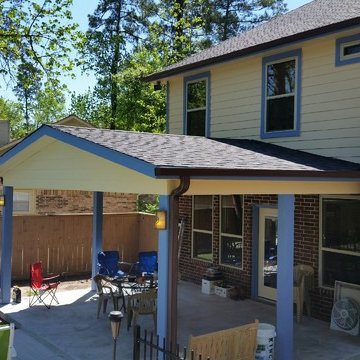 Concrete, Patio Cover, Siding & Windows in Conroe Texas