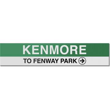Kenmore, To Fenway, Vinyl Sign