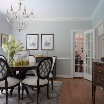 Updated Colonial Inspired Dining Room- Clifton, VA