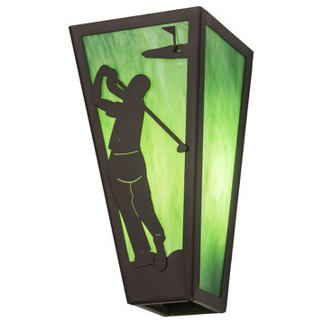 6 Wide Golf Wall Sconce
