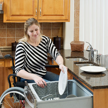 Custom universal design kitchen