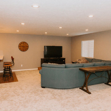 Placid Lake Transitional Basement Remodel