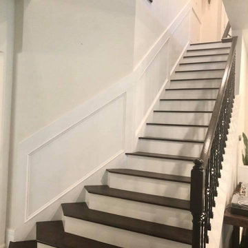 Dining Room Wainscoting and Custom Trim in Dr. Phillips