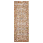 Amer Rugs - Eternal Pierson Runner, Beige, 2'7"x7'6", Bordered - Traditional designs developed to bring old world charm to your home or office. Flaunting deep, rich color palettes, this rug is versatile enough to easily fit into a traditional or transitional home. Featuring a vintage, weathered look and a super low pile, you'll love both its design and craftsmanship. Power-loomed in Turkey from 100% polypropylene, this rug is super durable and low-maintenance.