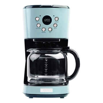 Heritage 12-Cup Programmable Coffee Maker with Strength Control, Turquoise