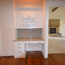 glass tile backsplash grey