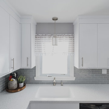 Clean Contemporary Custom Kitchen