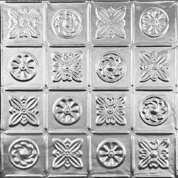 0613 Tin Ceiling Tile - Classic - PINWHEEL - Ceiling Tile