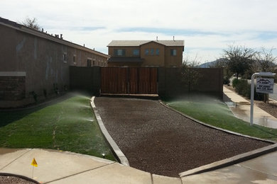 Landscape Install Before and After