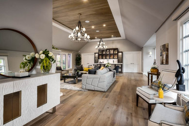 Inspiration for a transitional living room remodel in San Francisco
