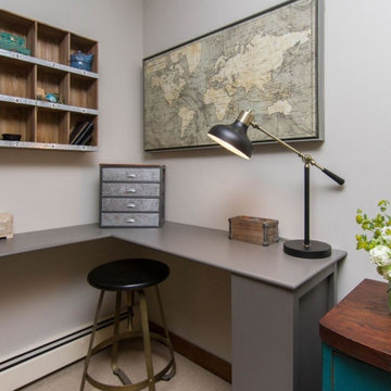 Multi-purpose Bedroom with Work Area and Reading Nook | Before & After